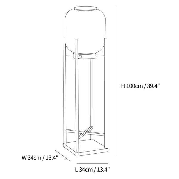 LumaSpry Outdoor Solar Lamp Stainless Steel and Glass - OpalDwell