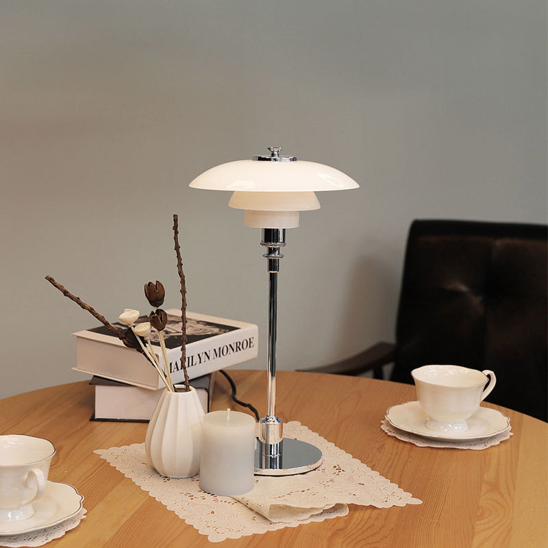 NovaGlow Table Lamp Dimmable LED For Bedroom Living Room And Reading - OpalDwell