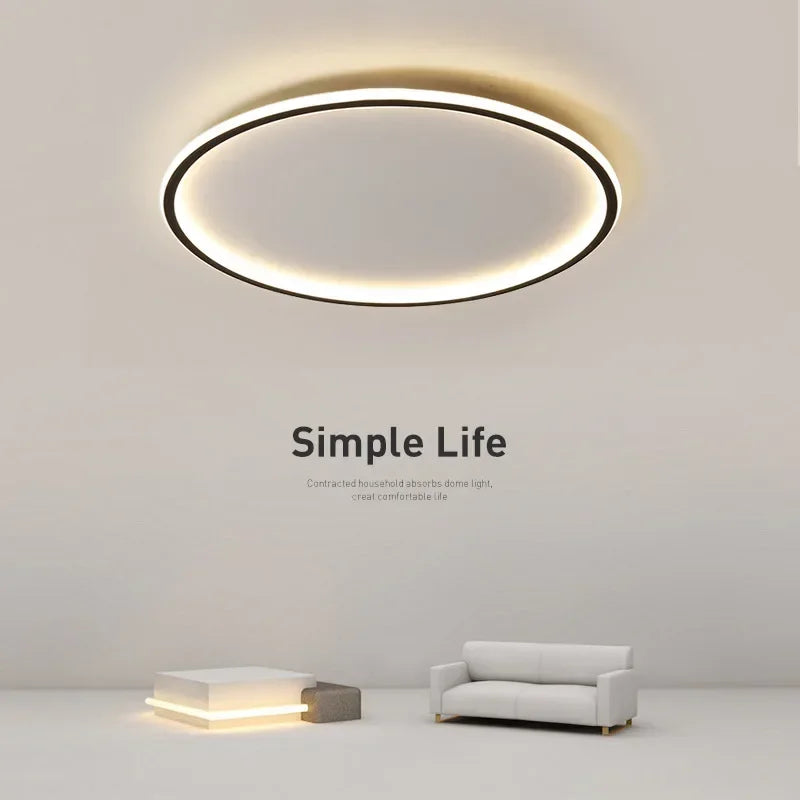 SkagaNova Nordic Dimmable Led Ceiling Light In Warm White OpalDwell