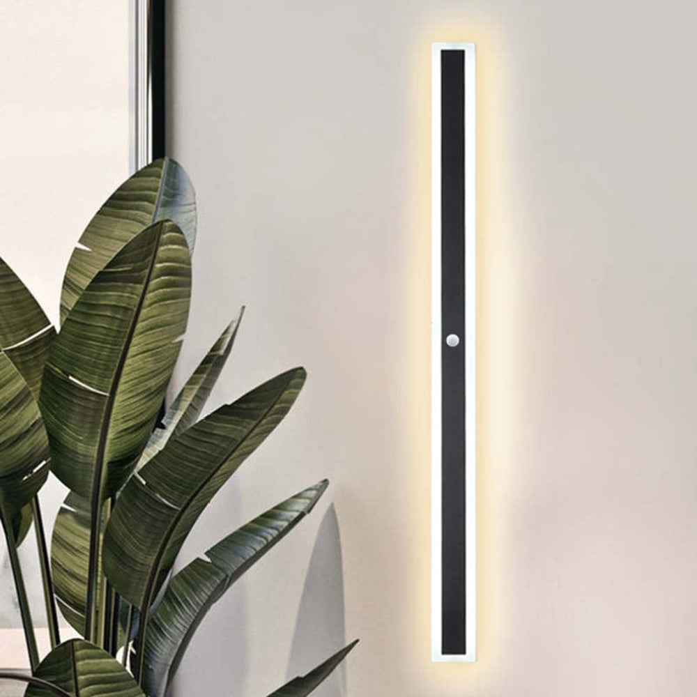 Frostline Linear Outdoor Wall Lamp with Acrylic Pane - OpalDwell
