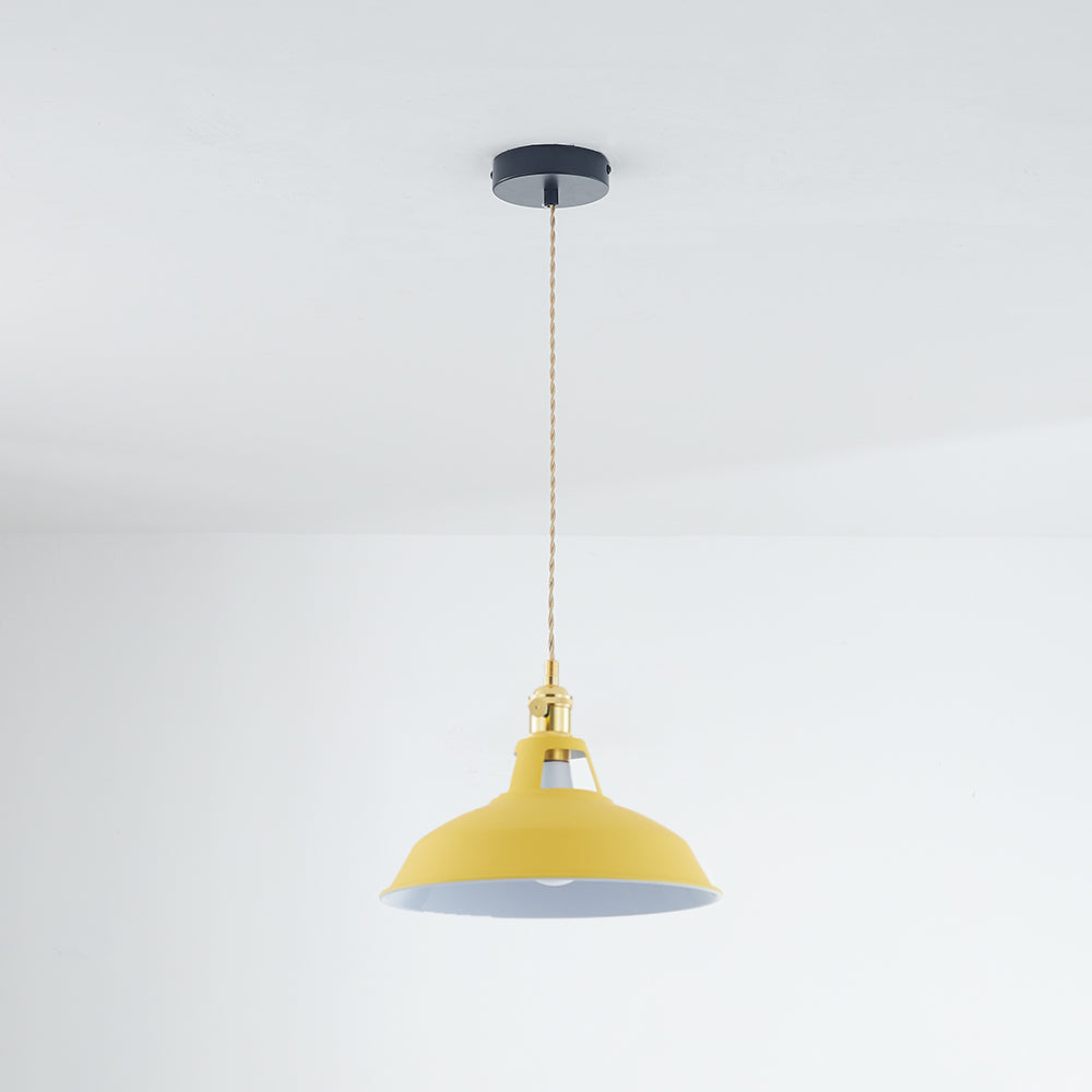 Lyrae Morandi-Style Colorful Metal Pendant Light Glow - OpalDwell