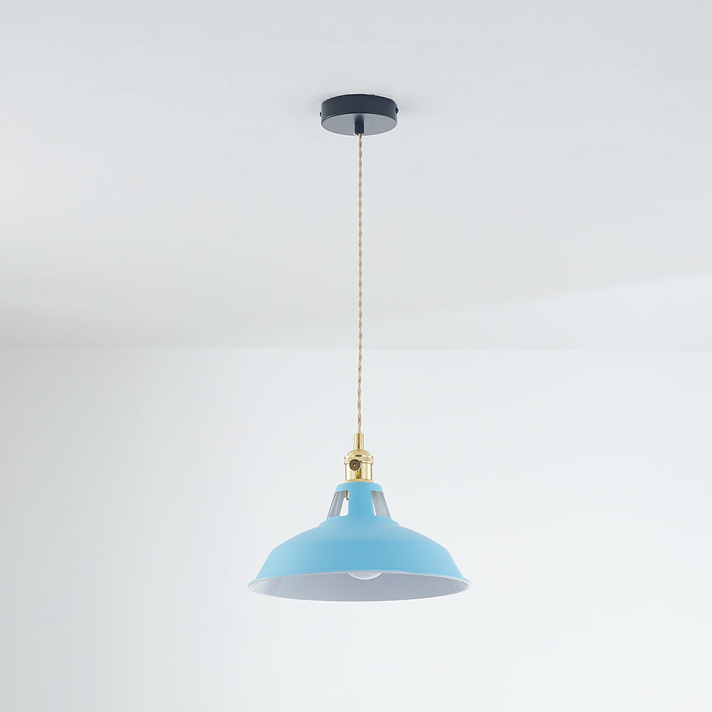 Lyrae Morandi-Style Colorful Metal Pendant Light Glow - OpalDwell