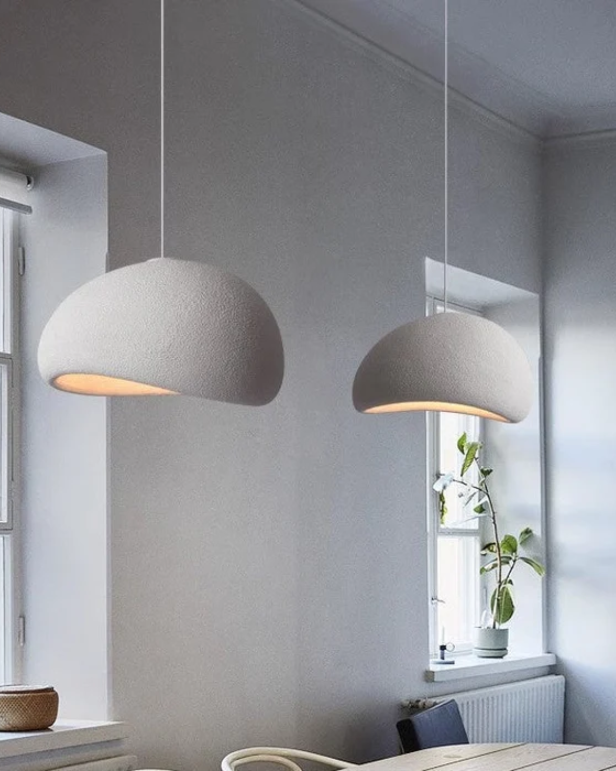 Domeform Pendant Light Modern Sculptural Ceiling Fixture - OpalDwell