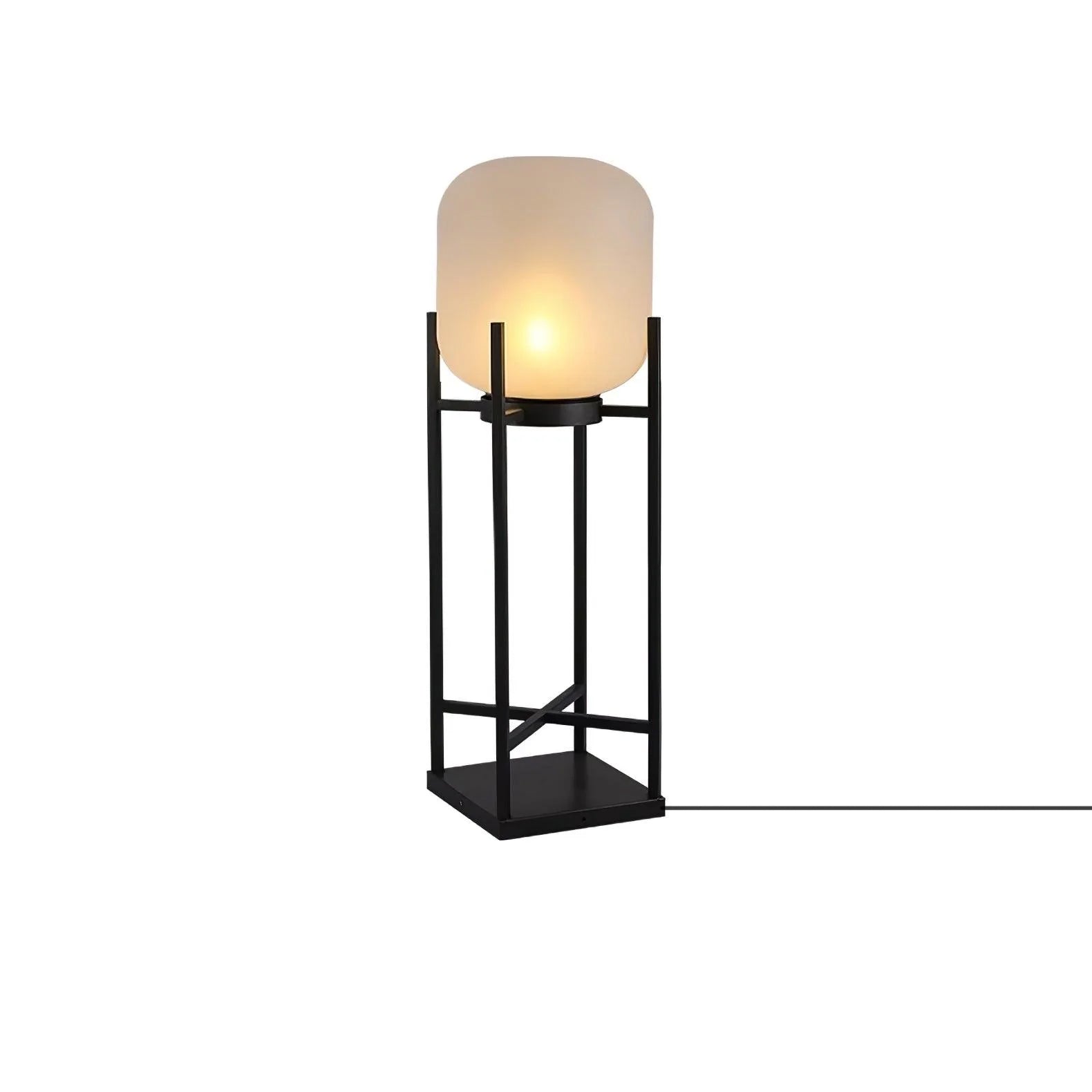 LumaSpry Outdoor Solar Lamp Stainless Steel and Glass - OpalDwell