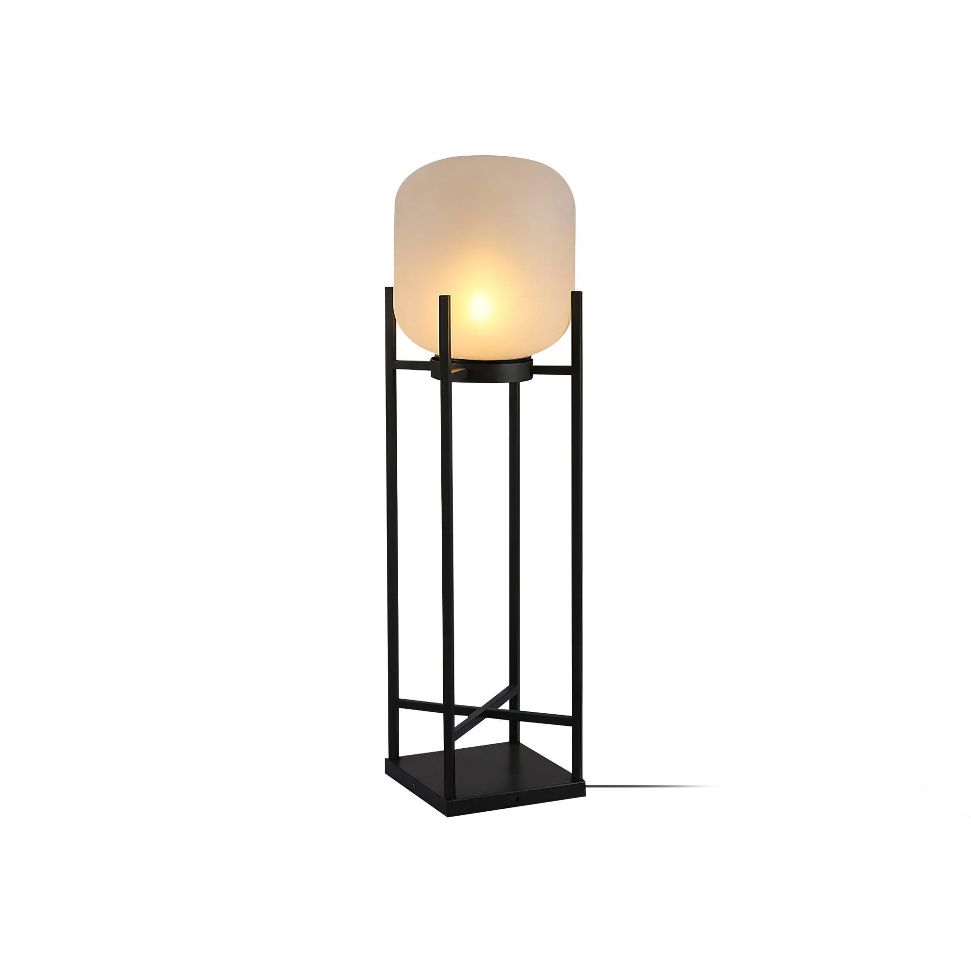 LumaSpry Outdoor Solar Lamp Stainless Steel and Glass - OpalDwell