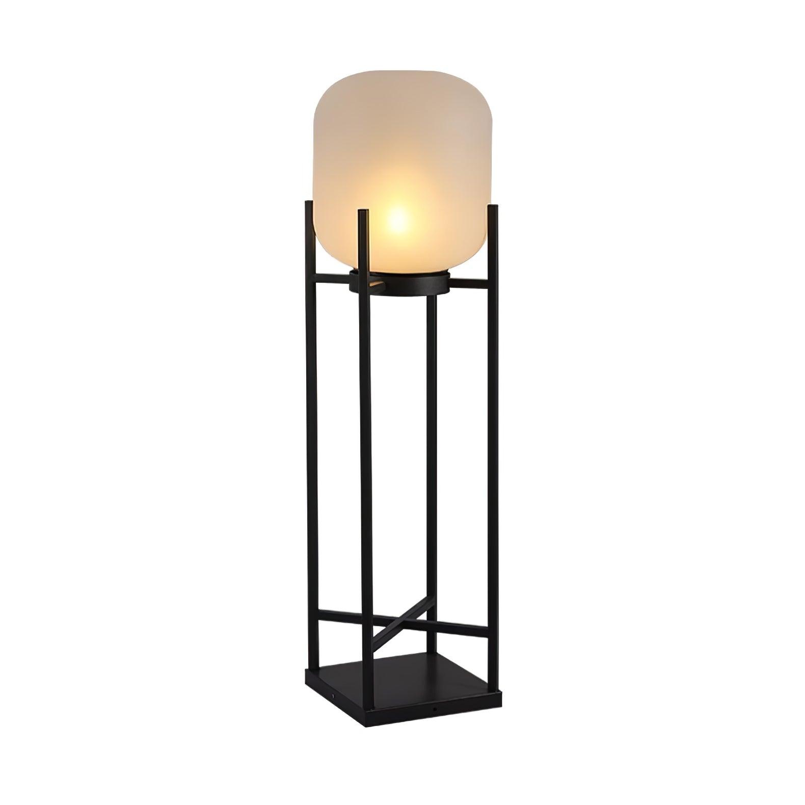 LumaSpry Outdoor Solar Lamp Stainless Steel and Glass - OpalDwell