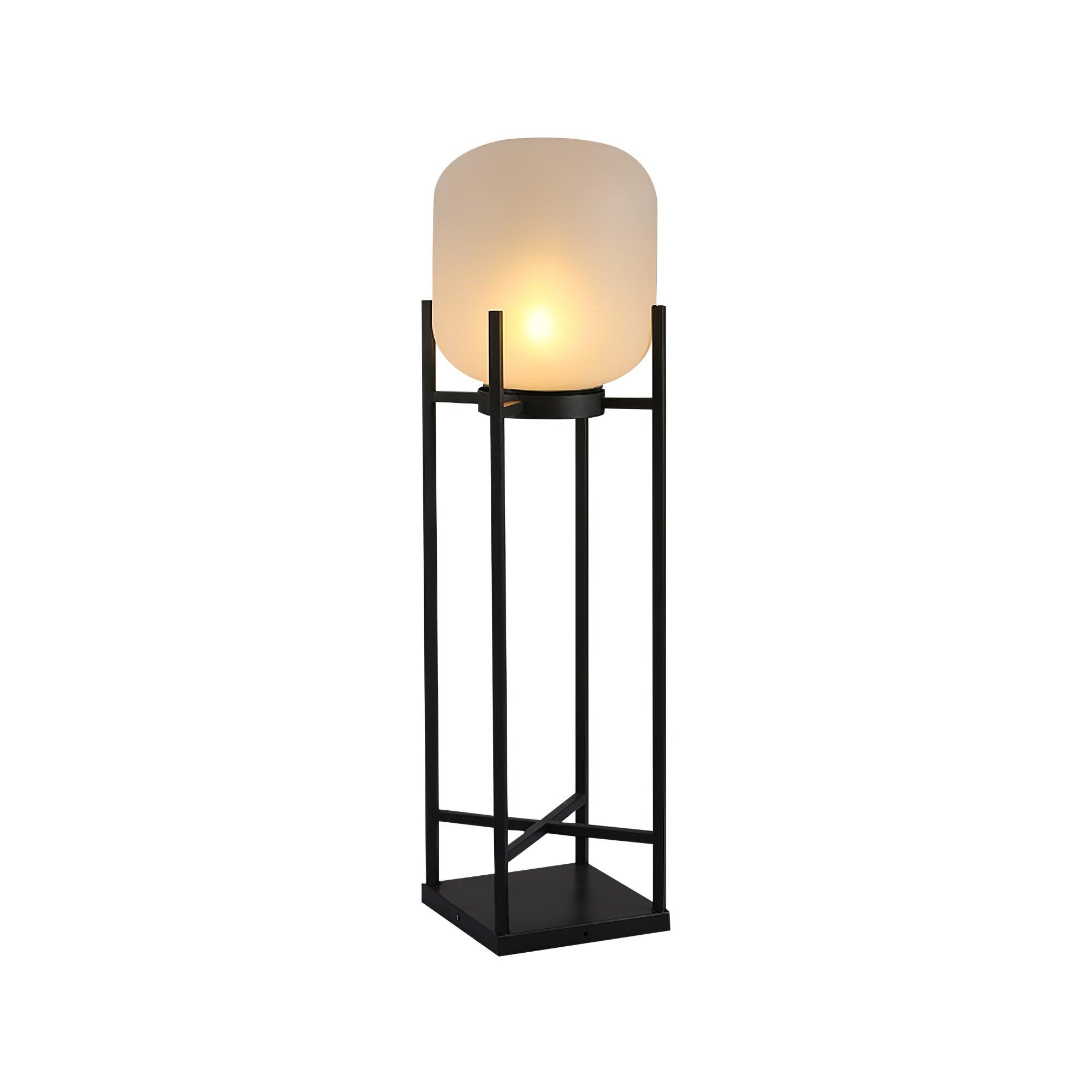 LumaSpry Outdoor Solar Lamp Stainless Steel and Glass - OpalDwell