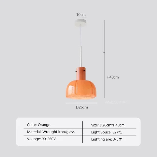 Boreal | LED Nordic Glass Pendant Light | OpalDwell - OpalDwell