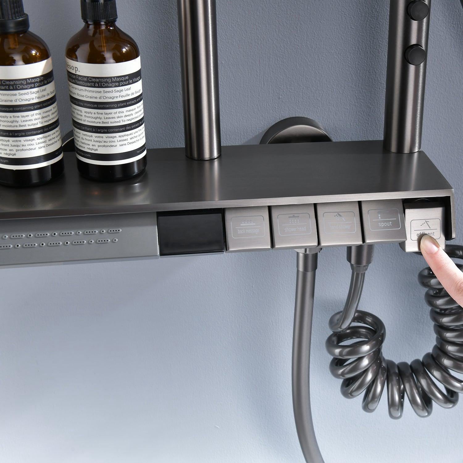 AquaSense Smart Bathroom Shower Systems with Digital Temperature Display | OpalDwell OpalDwell