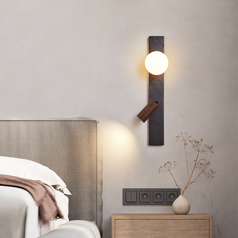 Modern Adjustable Wall Lamp With Rotating Decorative Light - OpalDwell