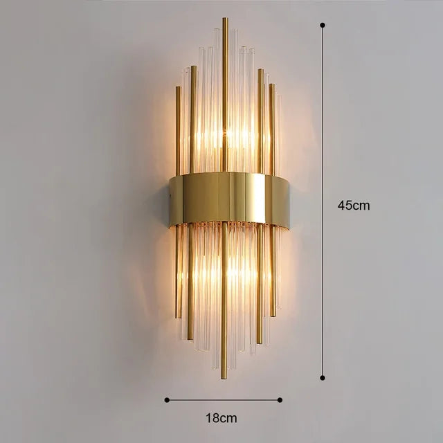 Aurelle Valen Regal Wall Light Luxury Indoor Sconce - OpalDwell
