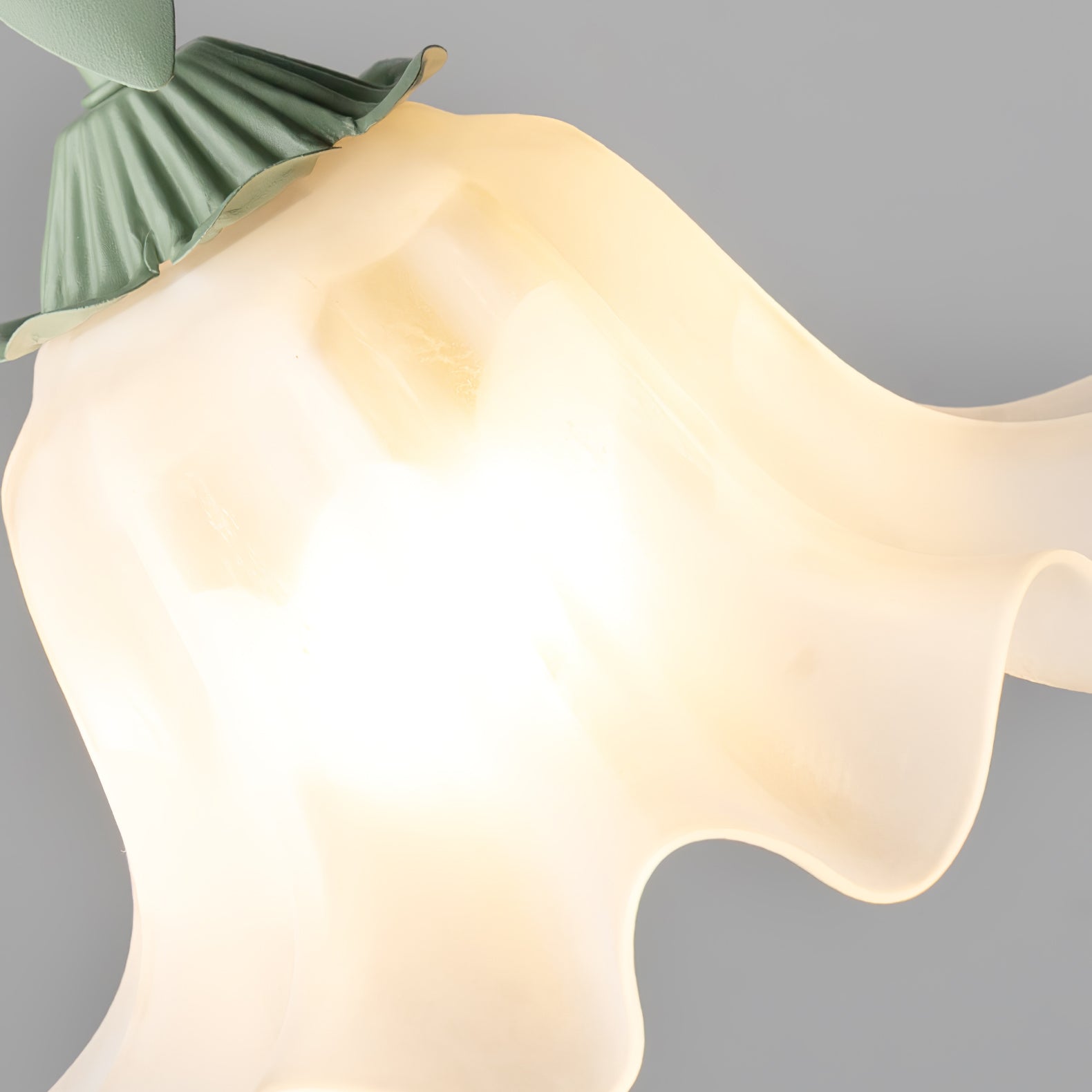 PetalGlow Floral Motif Pendant Lamp With Soft Glow - OpalDwell
