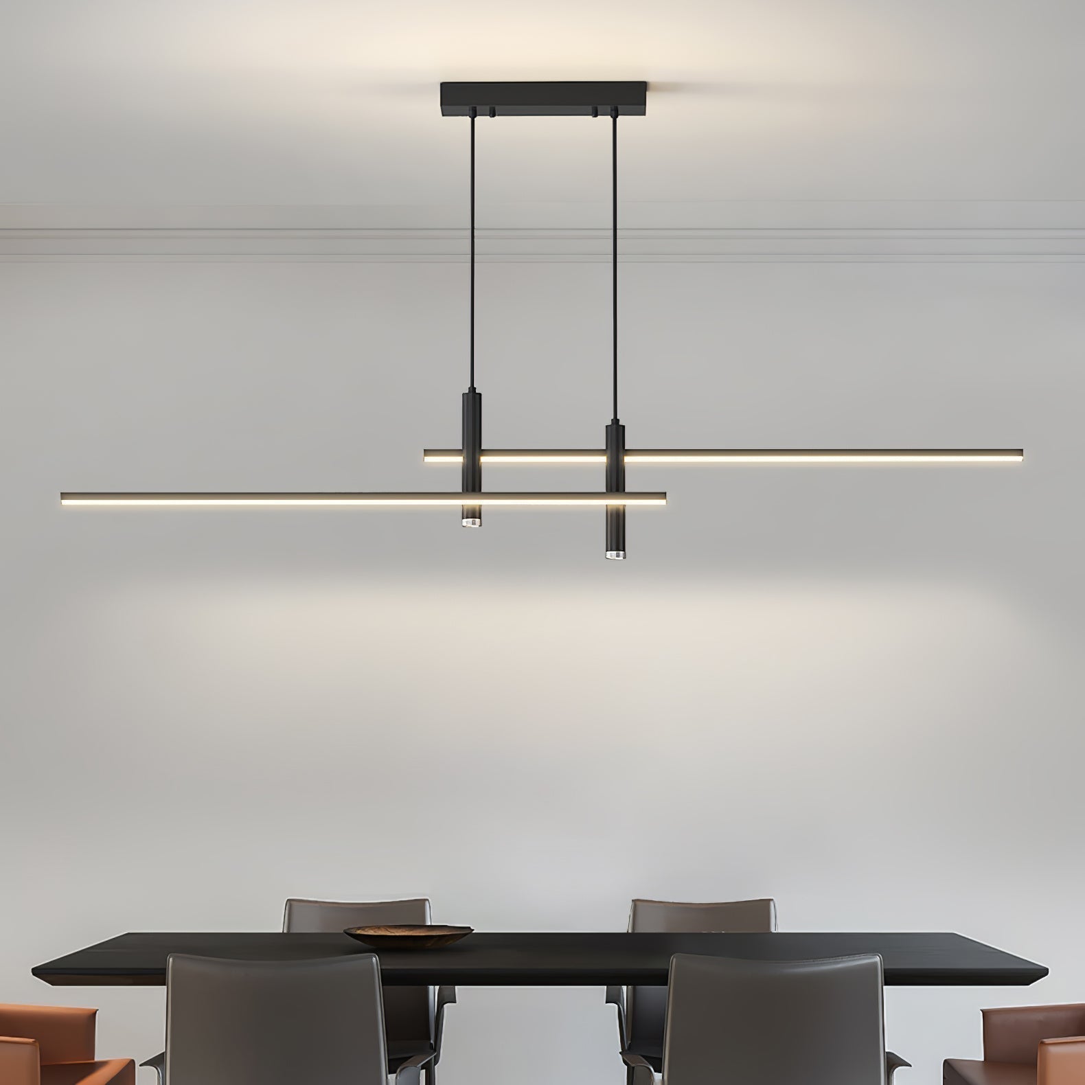 Nexa Linear Pendant Light for Modern Dining Room Lighting - OpalDwell