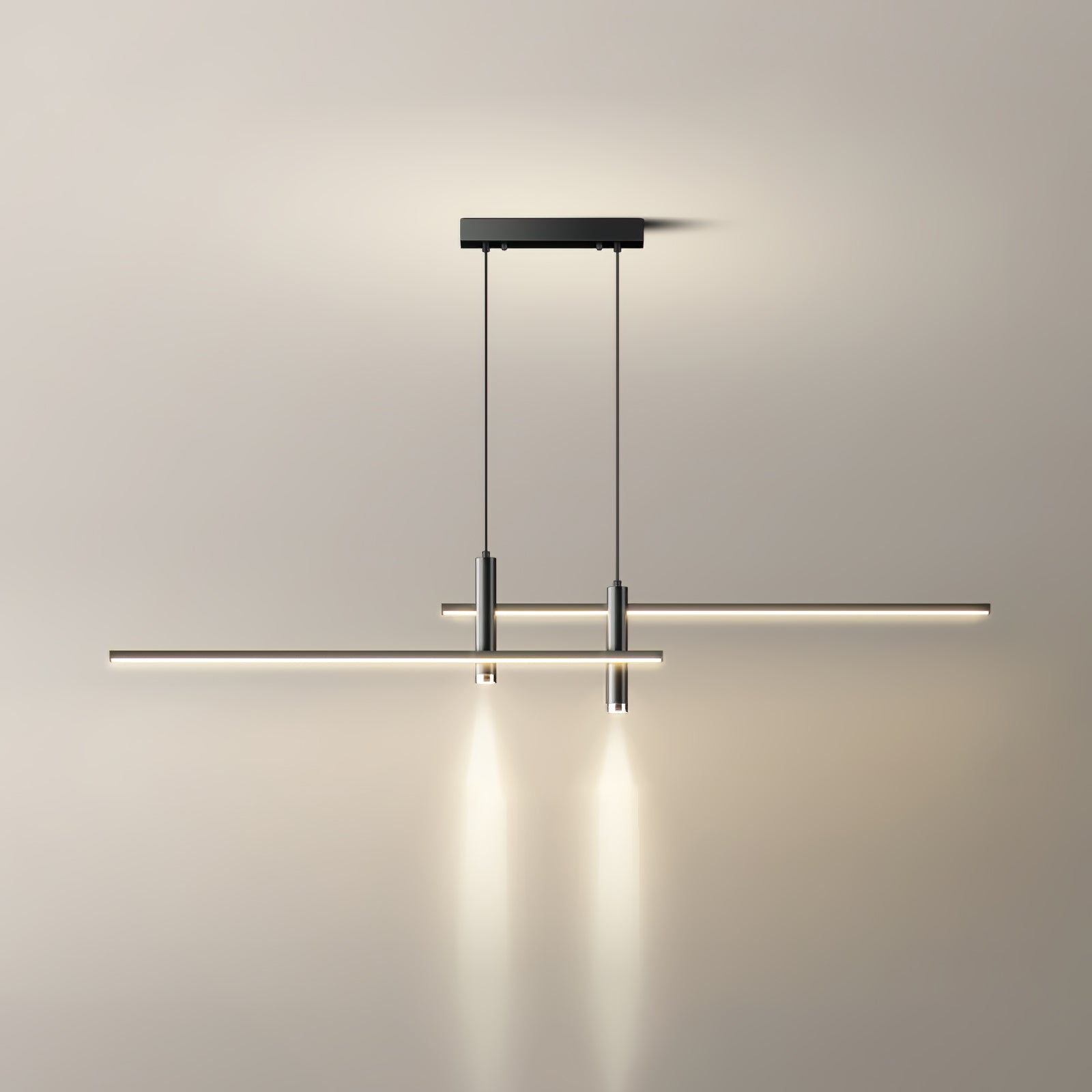 Nexa Linear Pendant Light for Modern Dining Room Lighting - OpalDwell