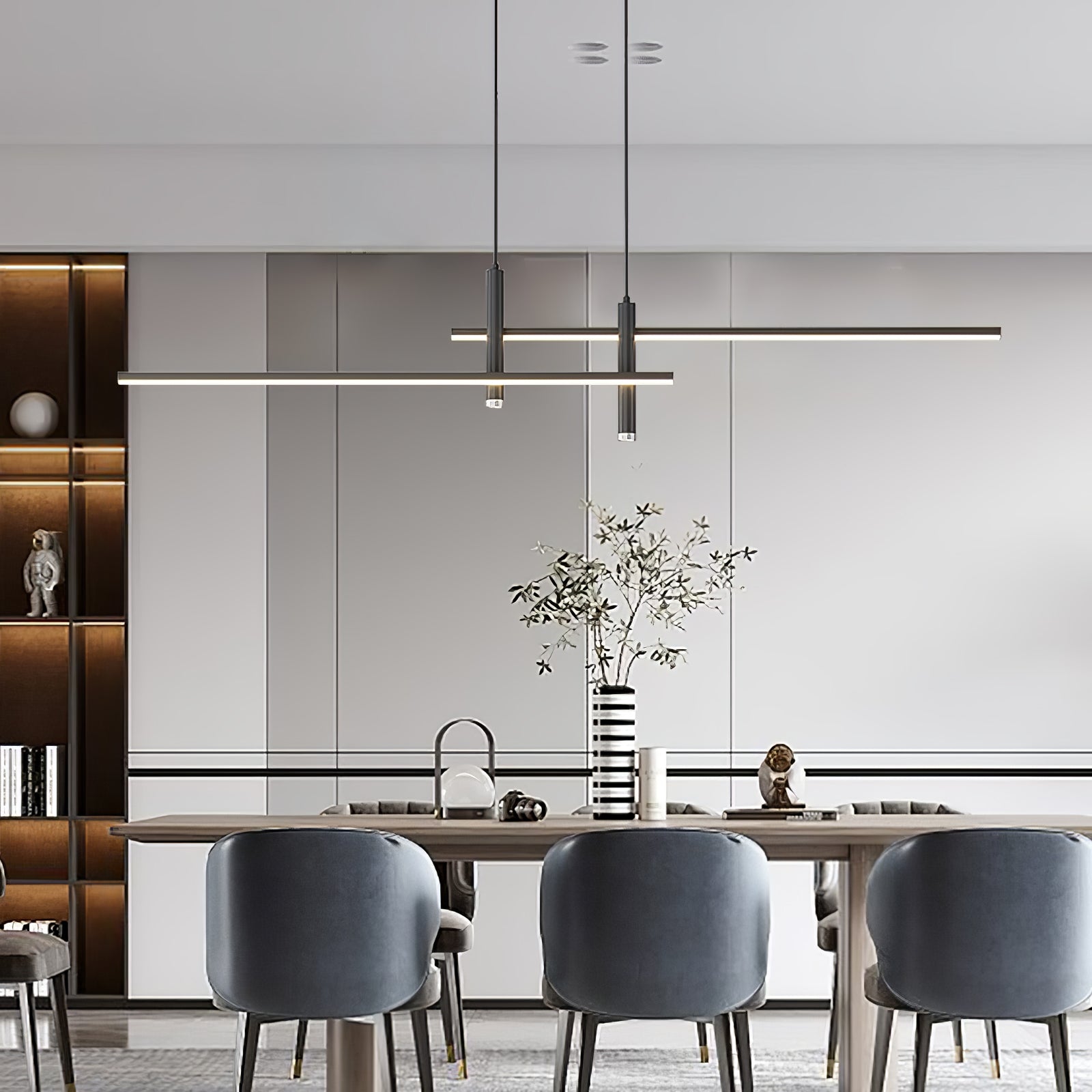 Nexa Linear Pendant Light for Modern Dining Room Lighting - OpalDwell