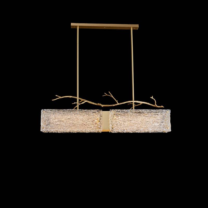Aurora Glass Chandelier For Modern Ambient Lighting In Contemporary Spaces OpalDwell