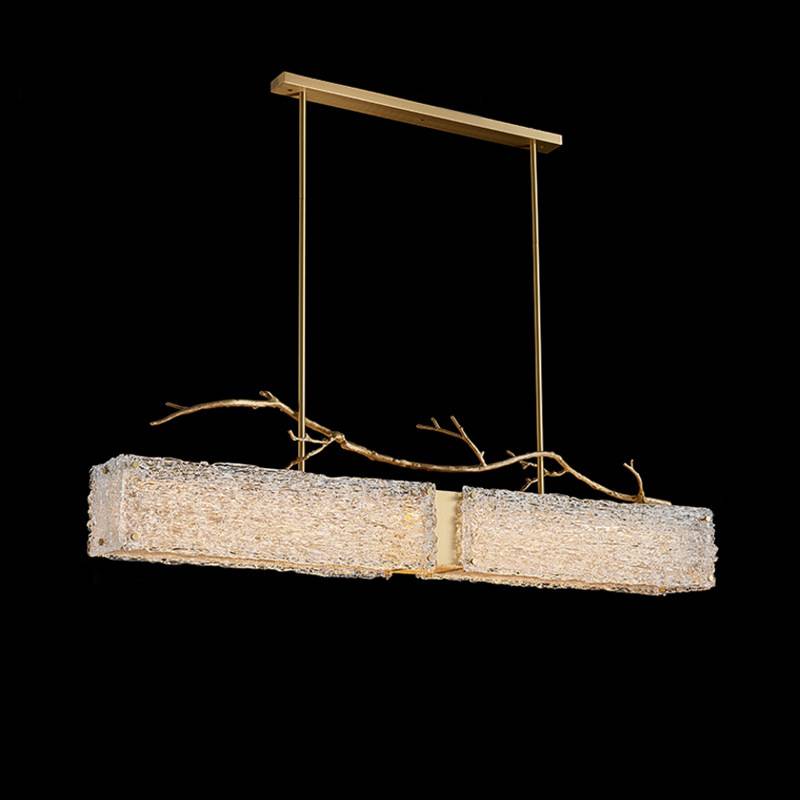 Aurora Glass Chandelier For Modern Ambient Lighting In Contemporary Spaces OpalDwell