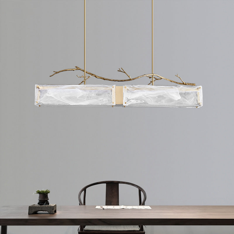 Aurora Glass Chandelier For Modern Ambient Lighting In Contemporary Spaces OpalDwell