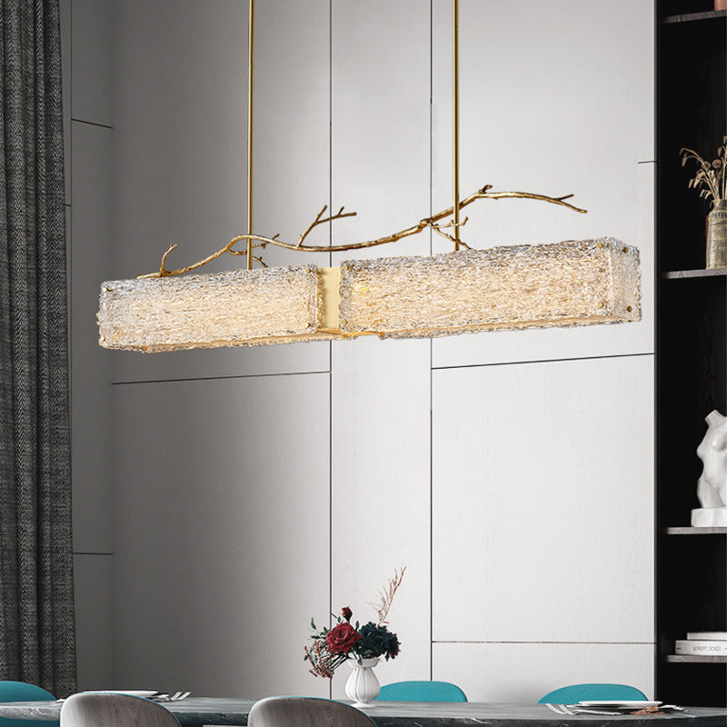 Aurora Glass Chandelier For Modern Ambient Lighting In Contemporary Spaces OpalDwell