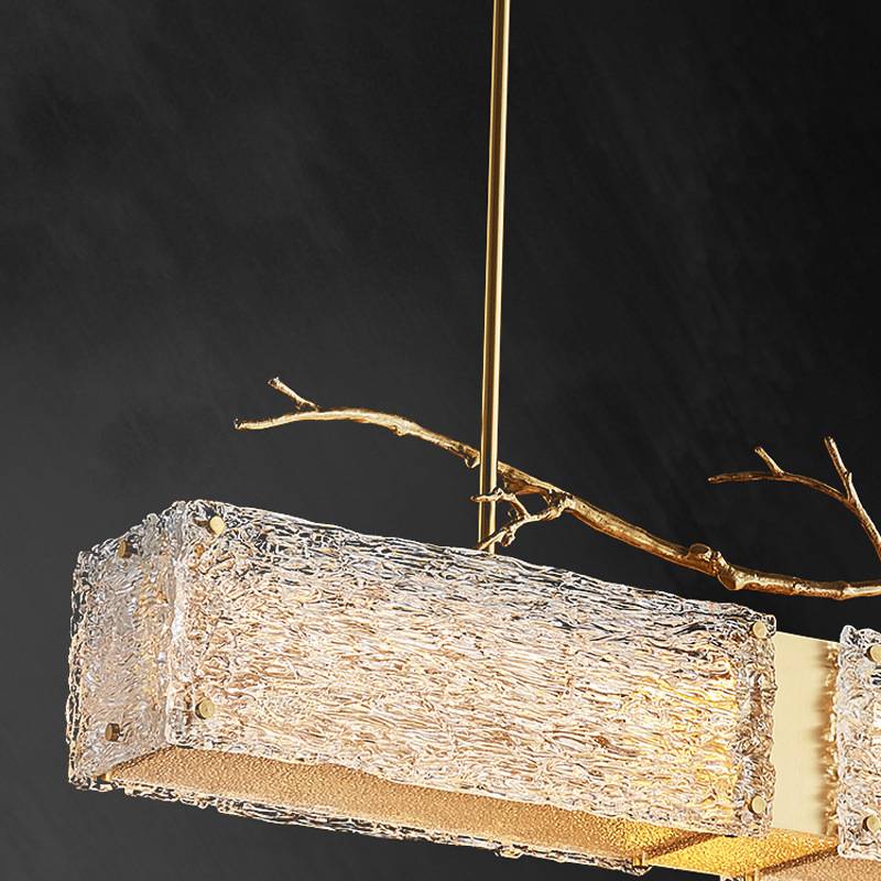 Aurora Glass Chandelier For Modern Ambient Lighting In Contemporary Spaces OpalDwell