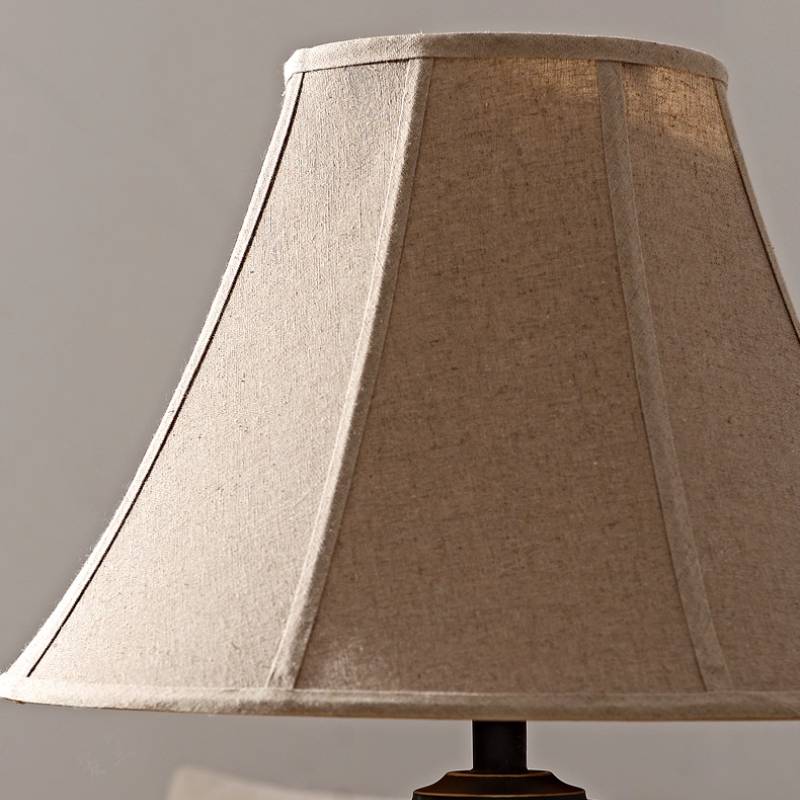 Decorative Tall Table Lamp With Ceramic Body And Floral Artwork - OpalDwell