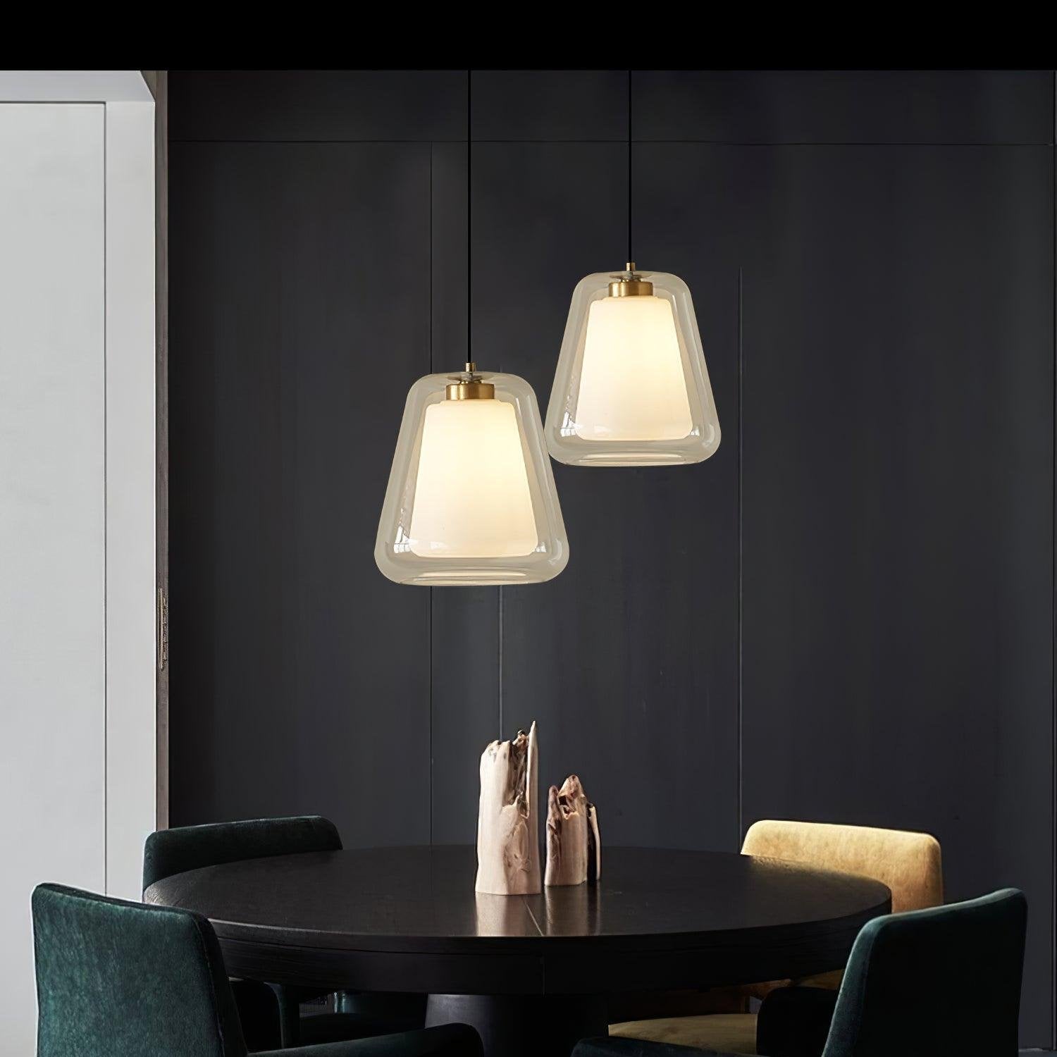 AuroraFlow Pendant Light Elegant Timeless Glow In Any Room - OpalDwell