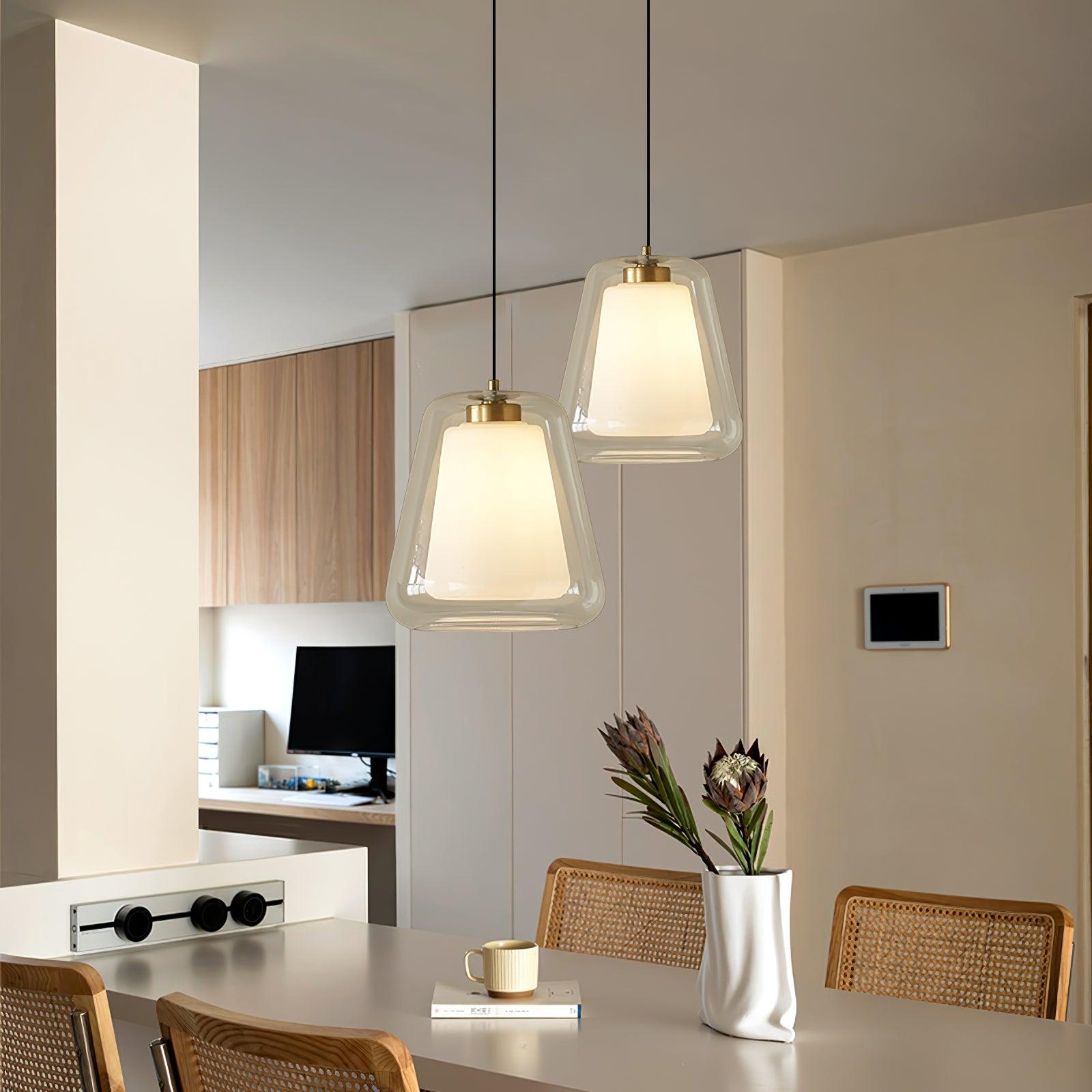 AuroraFlow Pendant Light Elegant Timeless Glow In Any Room - OpalDwell