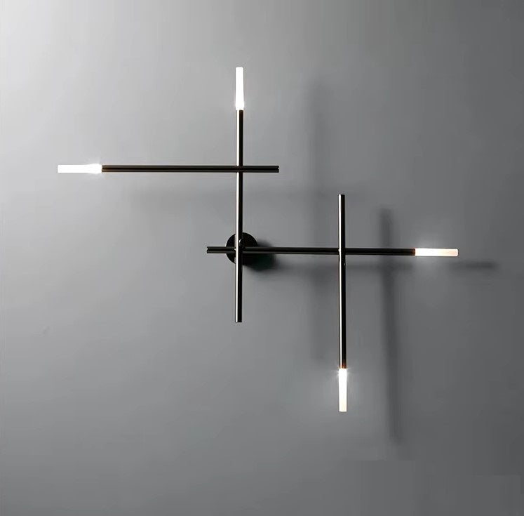 AstraCopper Elegant Modern LED Wall Sconce Light Fixture OpalDwell