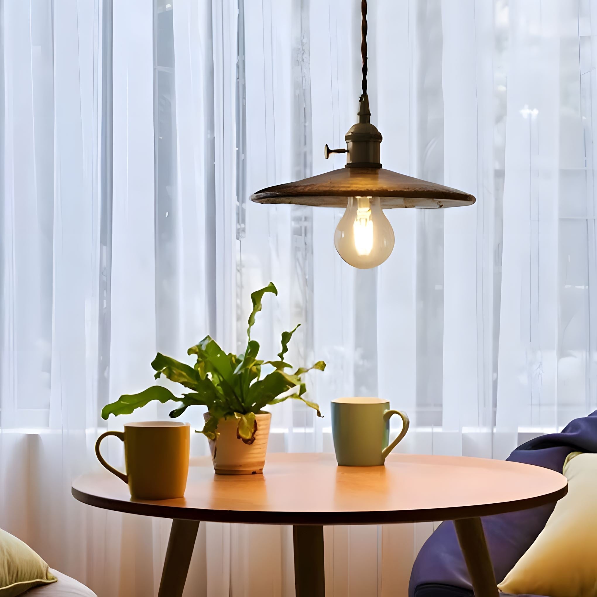 Aurelia Elegant Modern Glass Copper Kitchen Pendant Lighting OpalDwell