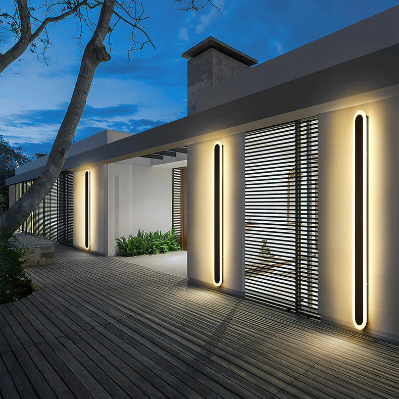 NovaLume Stylish Waterproof LED Outdoor Wall Sconce for Exterior Lighting - OpalDwell