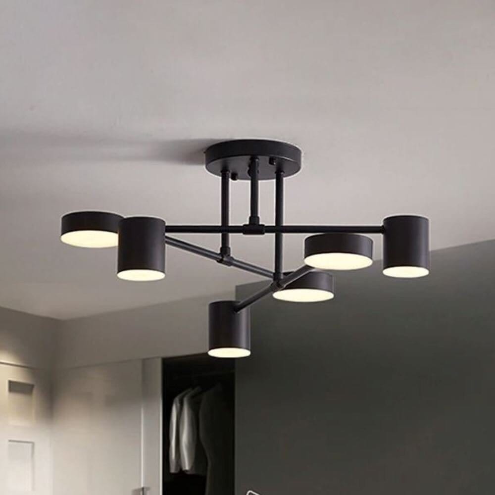 Aurelia Modern Elegant Round LED Dining Room Chandelier Light OpalDwell