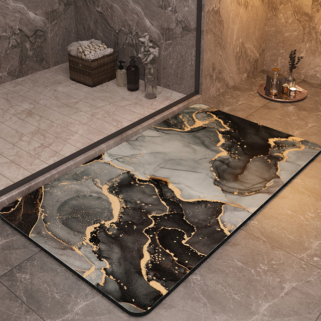 Stonewell Bathroom Mat | OpalDwell OpalDwell