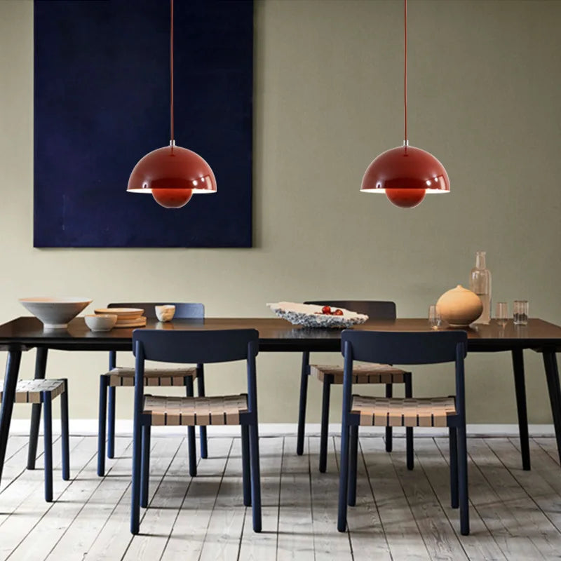 LyraLine Pendant Light With Metal, Glass & Stone Finish - OpalDwell