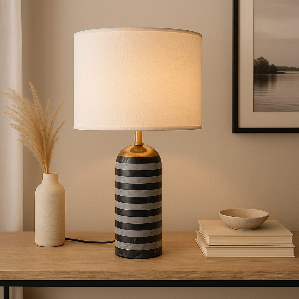 Luxury Marble Table Lamp for Modern Decorative Light - OpalDwell