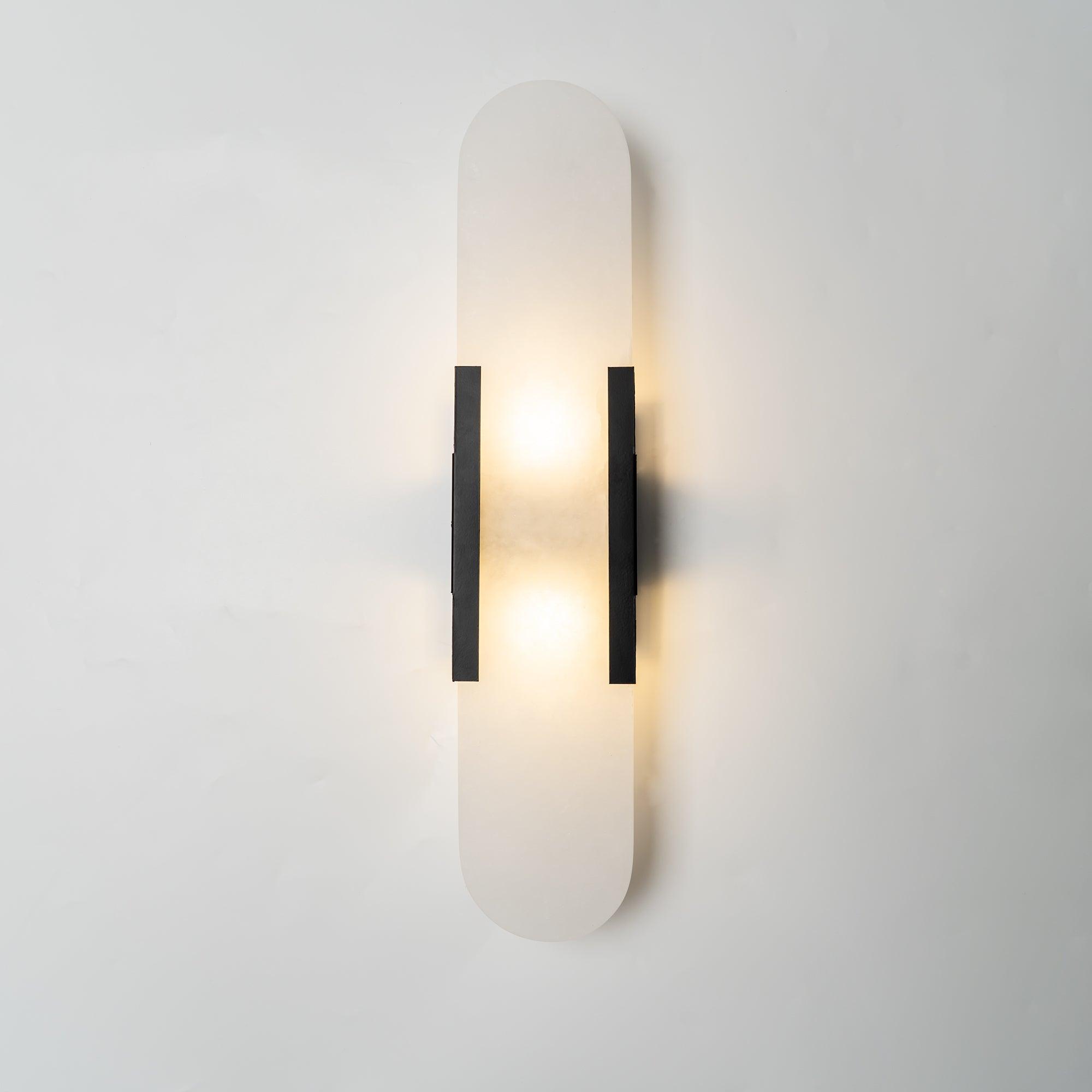 Lunara | Luxury Alabaster Wall Lamp with Warm Glow - OpalDwell