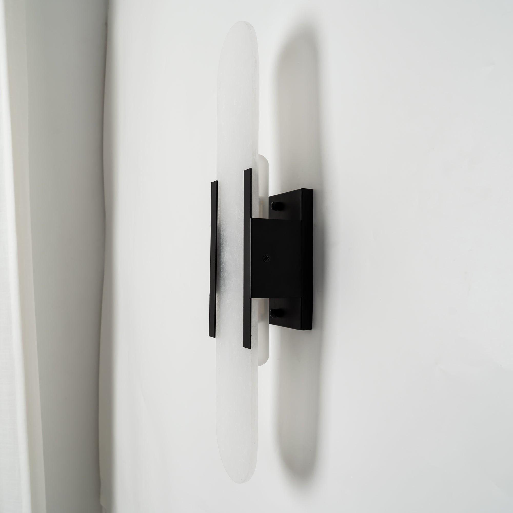Lunara | Luxury Alabaster Wall Lamp with Warm Glow - OpalDwell