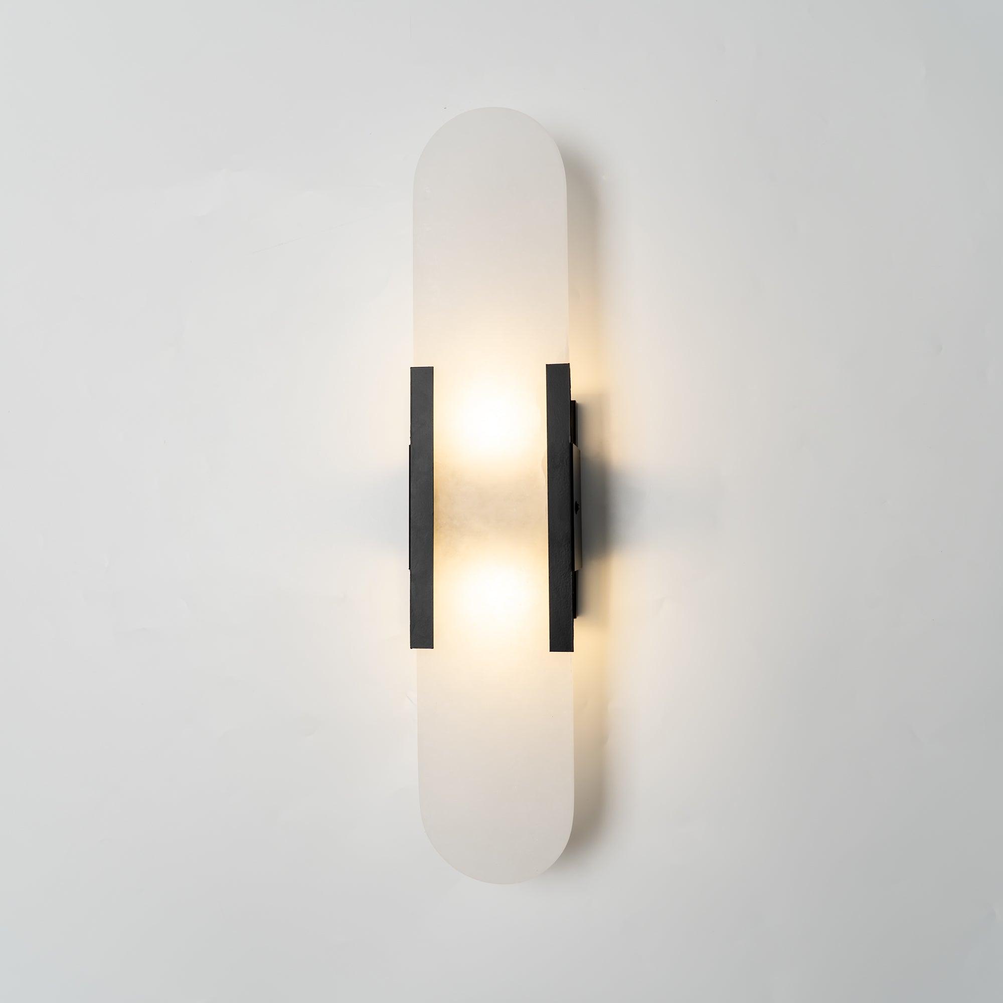 Lunara | Luxury Alabaster Wall Lamp with Warm Glow - OpalDwell