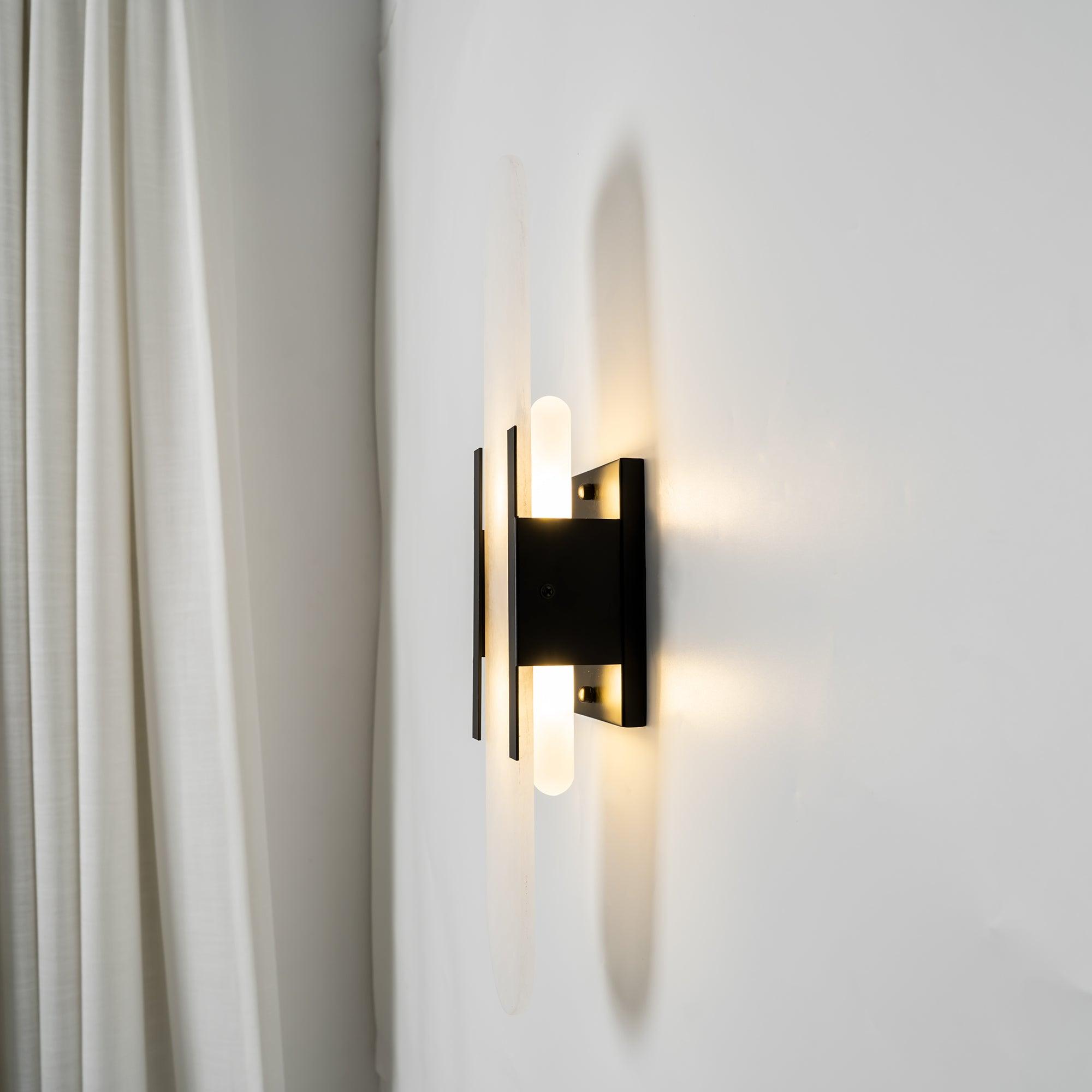 Lunara | Luxury Alabaster Wall Lamp with Warm Glow - OpalDwell
