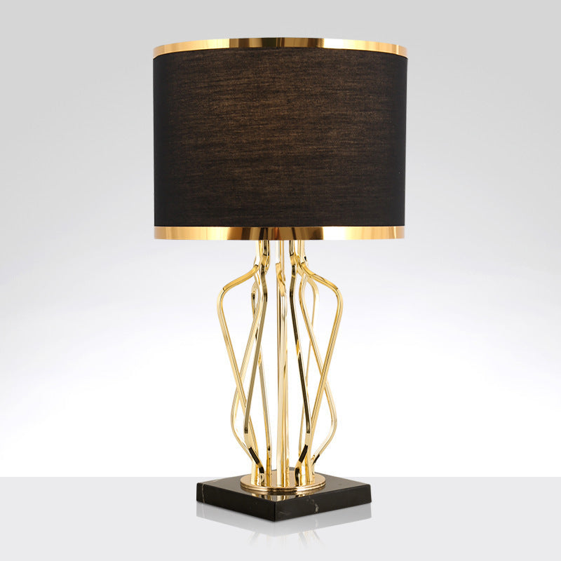 Gold Luxury Table Lamp For Modern Bedside And Living Room Lighting - OpalDwell