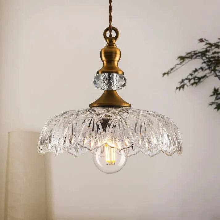 Astrao Mid-Century Glass Pendant Light for Kitchen Island - OpalDwell