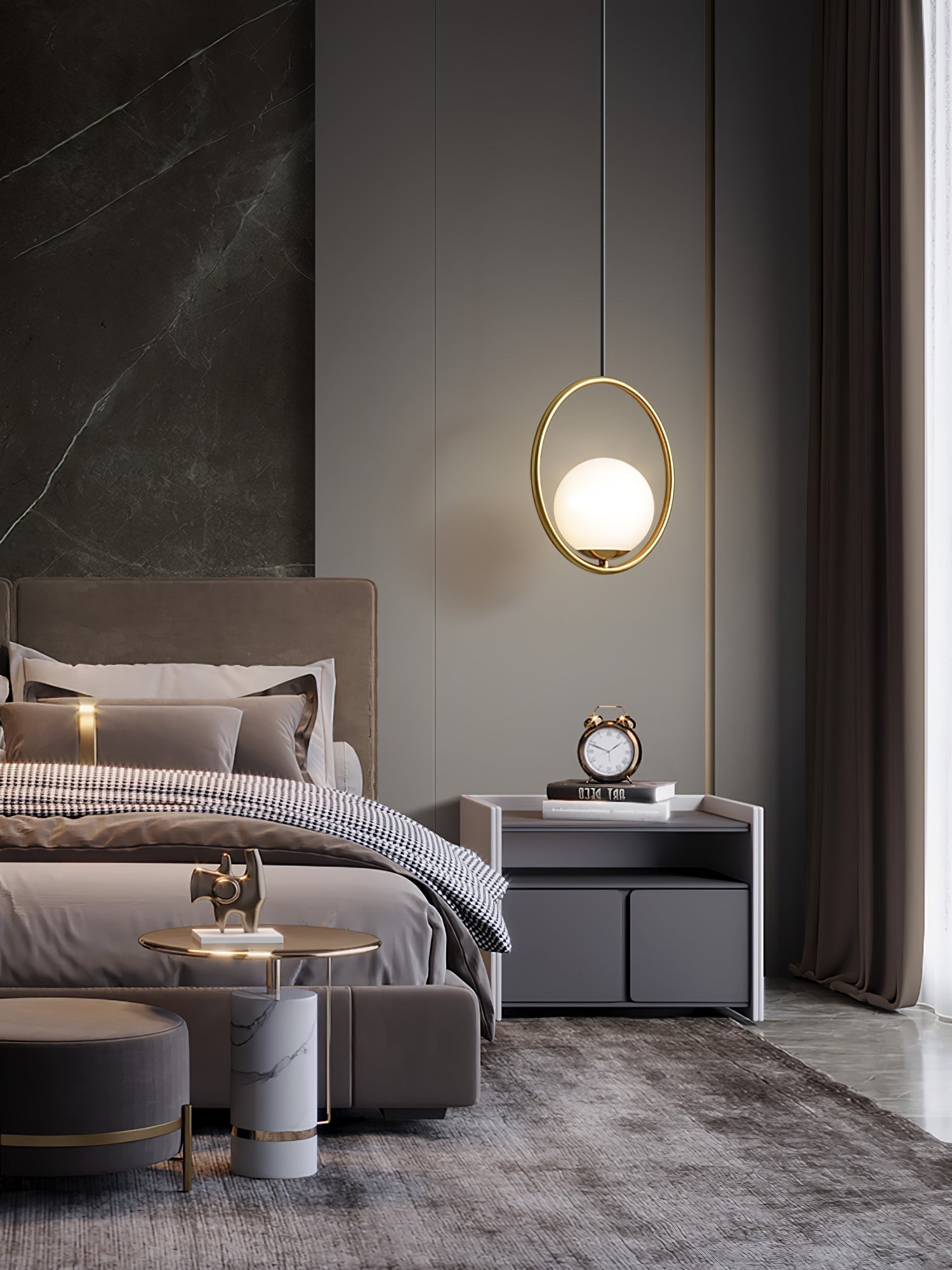 Lyra Modern Pendant Lamp With Elegant Minimal Design - OpalDwell