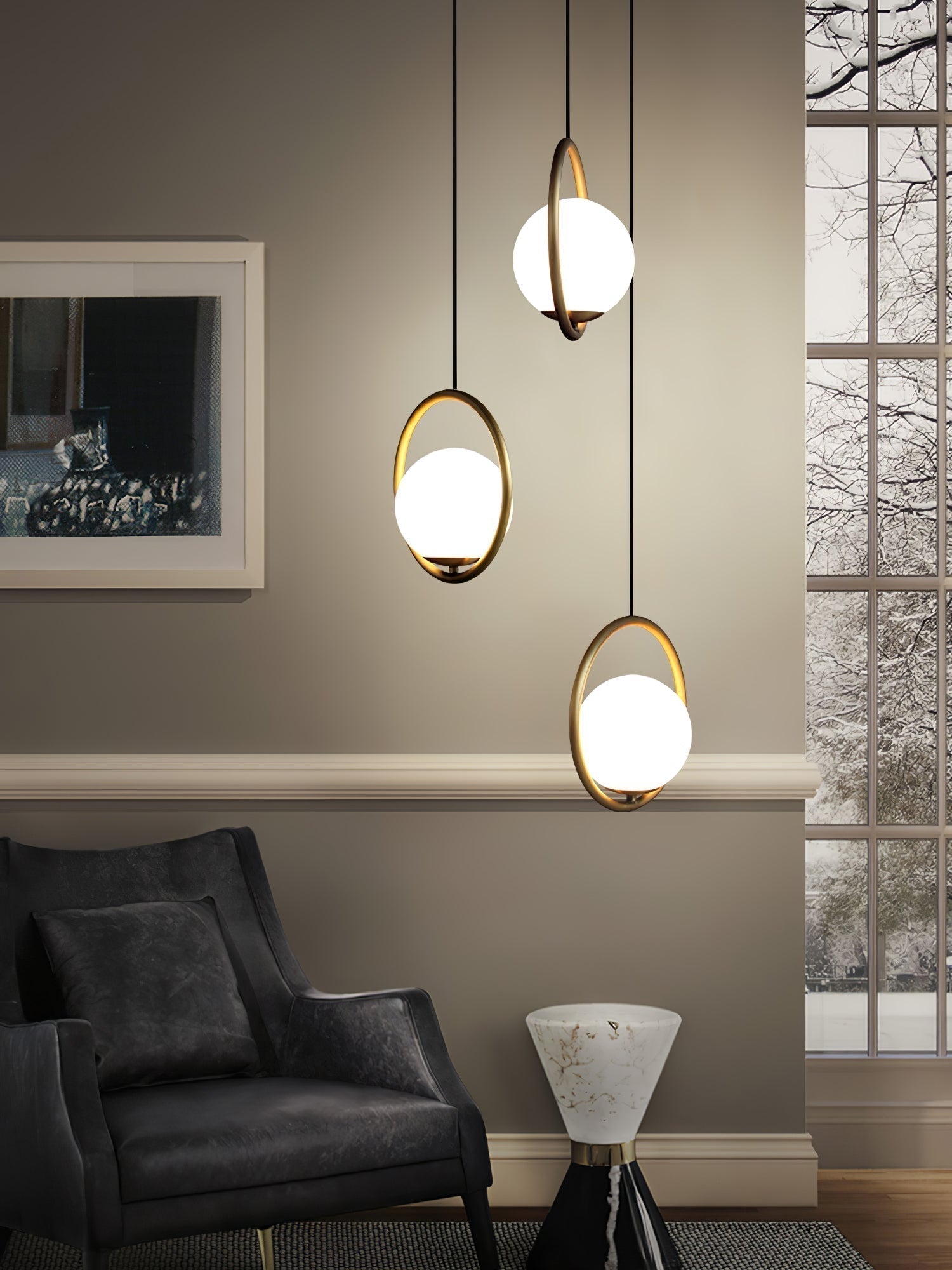Lyra Modern Pendant Lamp With Elegant Minimal Design - OpalDwell