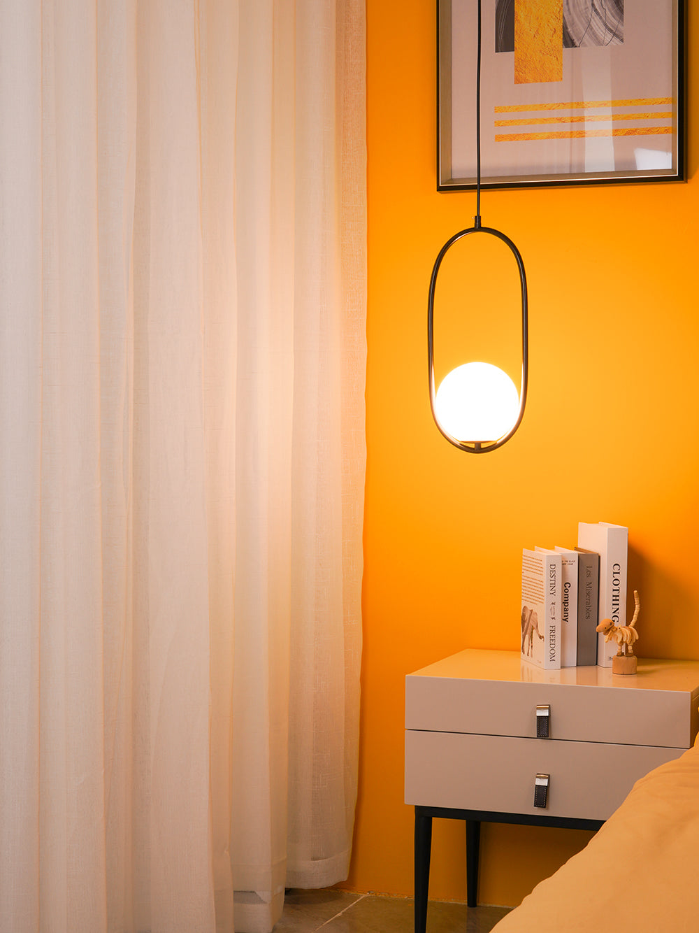 Lyra Modern Pendant Lamp With Elegant Minimal Design - OpalDwell