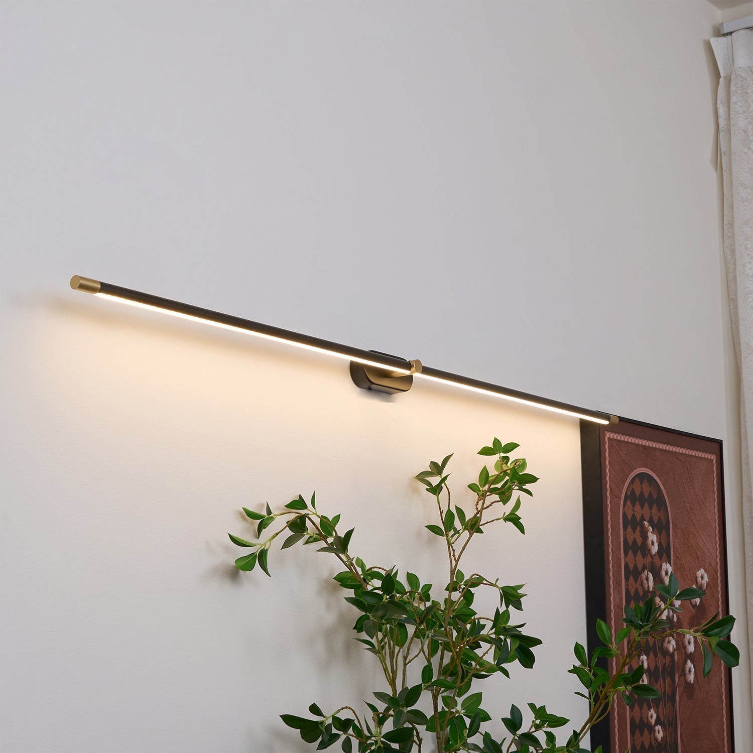 AstraLume | Minimalist Linear Rechargeable Wall Lamp - OpalDwell