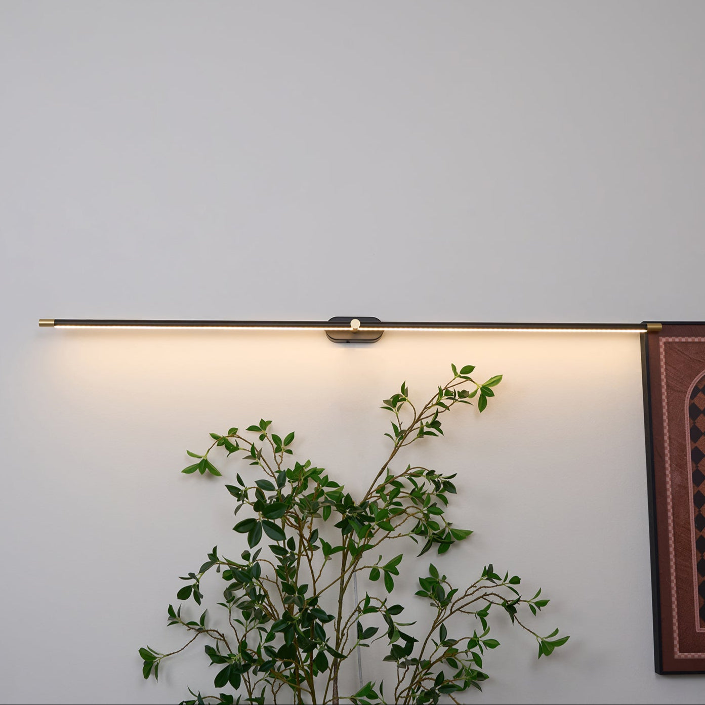 AstraLume | Minimalist Linear Rechargeable Wall Lamp - OpalDwell