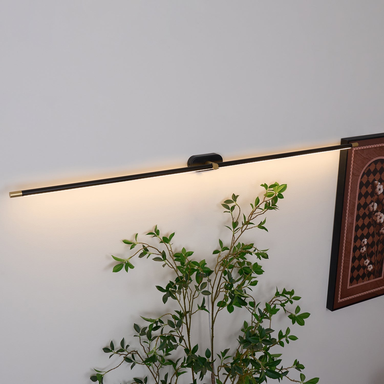 AstraLume | Minimalist Linear Rechargeable Wall Lamp - OpalDwell