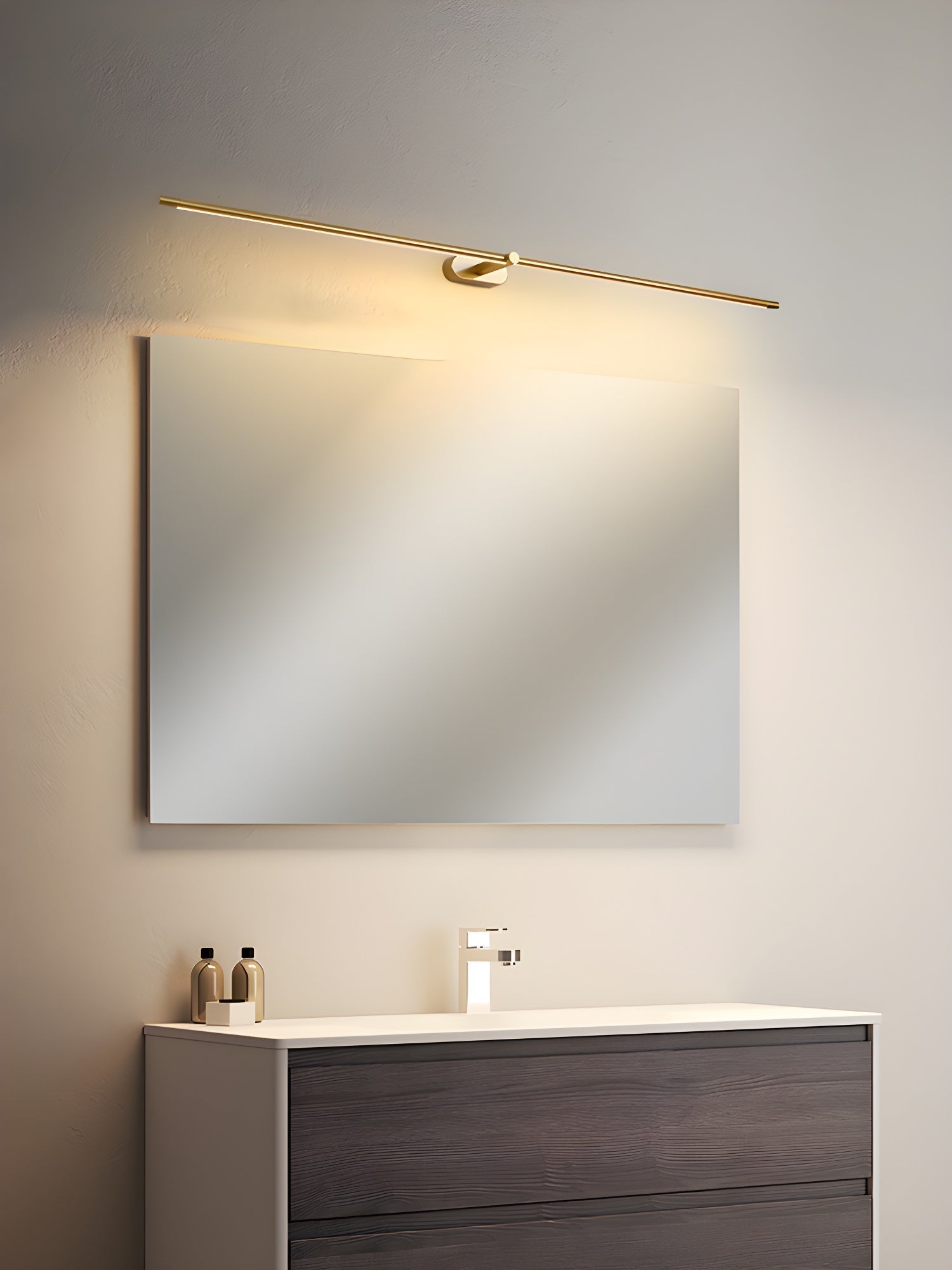 AstraLume | Minimalist Linear Rechargeable Wall Lamp - OpalDwell