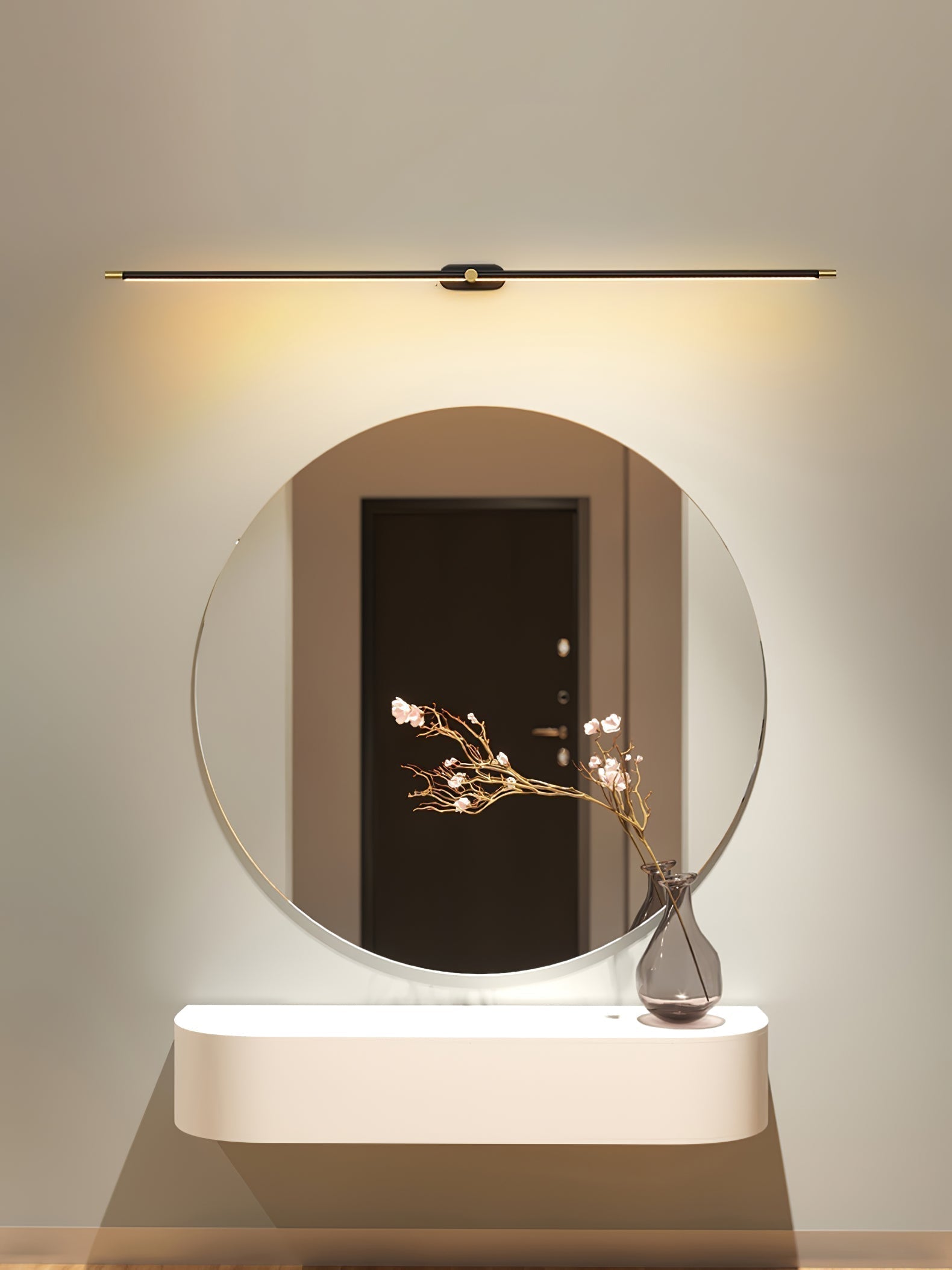 AstraLume | Minimalist Linear Rechargeable Wall Lamp - OpalDwell