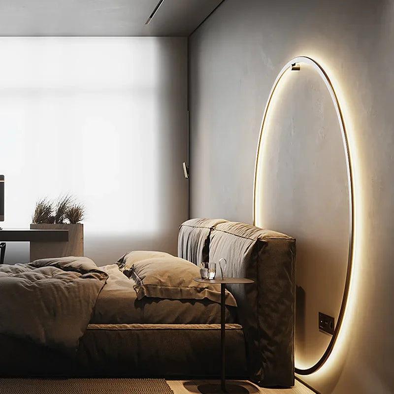 NovaLine Circle Wall Light Minimalist Circular Lamp - OpalDwell