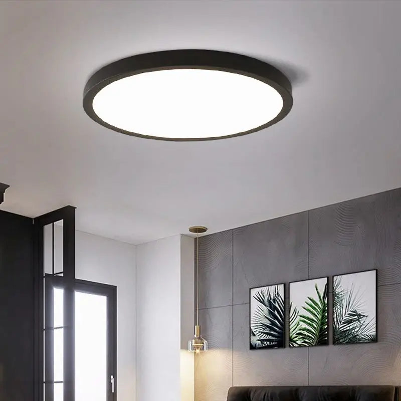 LumaNova Minimalist LED Ceiling Lamp For Modern Spaces - OpalDwell